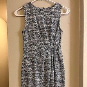 Banana Republic Blue Tweed Dress